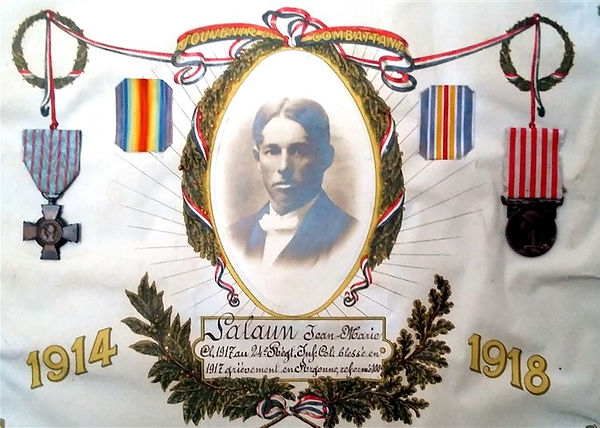 jean marie bertrand lannuzel annick rioualen salaun plouvien plouguin patrick milan patrimoine histoire guerre 14 18 1914 1918