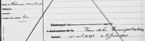 Maurice Joseph Emile troadec lambezellc brest bagne guyane bagnard choqueur finistere