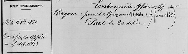 Bourhis Yves Marie plouedern saint thonan very appere bagne guyane bagnard cayenne