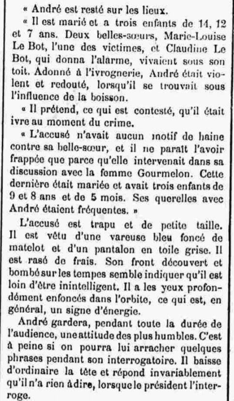 André Joseph plougastel daoulas nouvelle caledonie bagne bagnard finistere