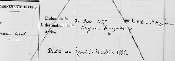 Bodénez Pierre Marie brest lambezellec plougastel daoulas bagne guyane bagnard finistere thomas