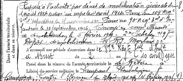 Pennec Jean Marie Lampaul ploudalmezeau patrick milan guerre 1914 1918 14 18 patrimoine histoire plouguin finistere saint pabu treouergat bretagne poilu marin
