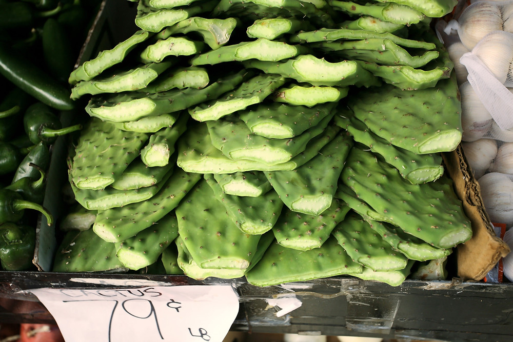 You can eat cactus pads raw or grilled