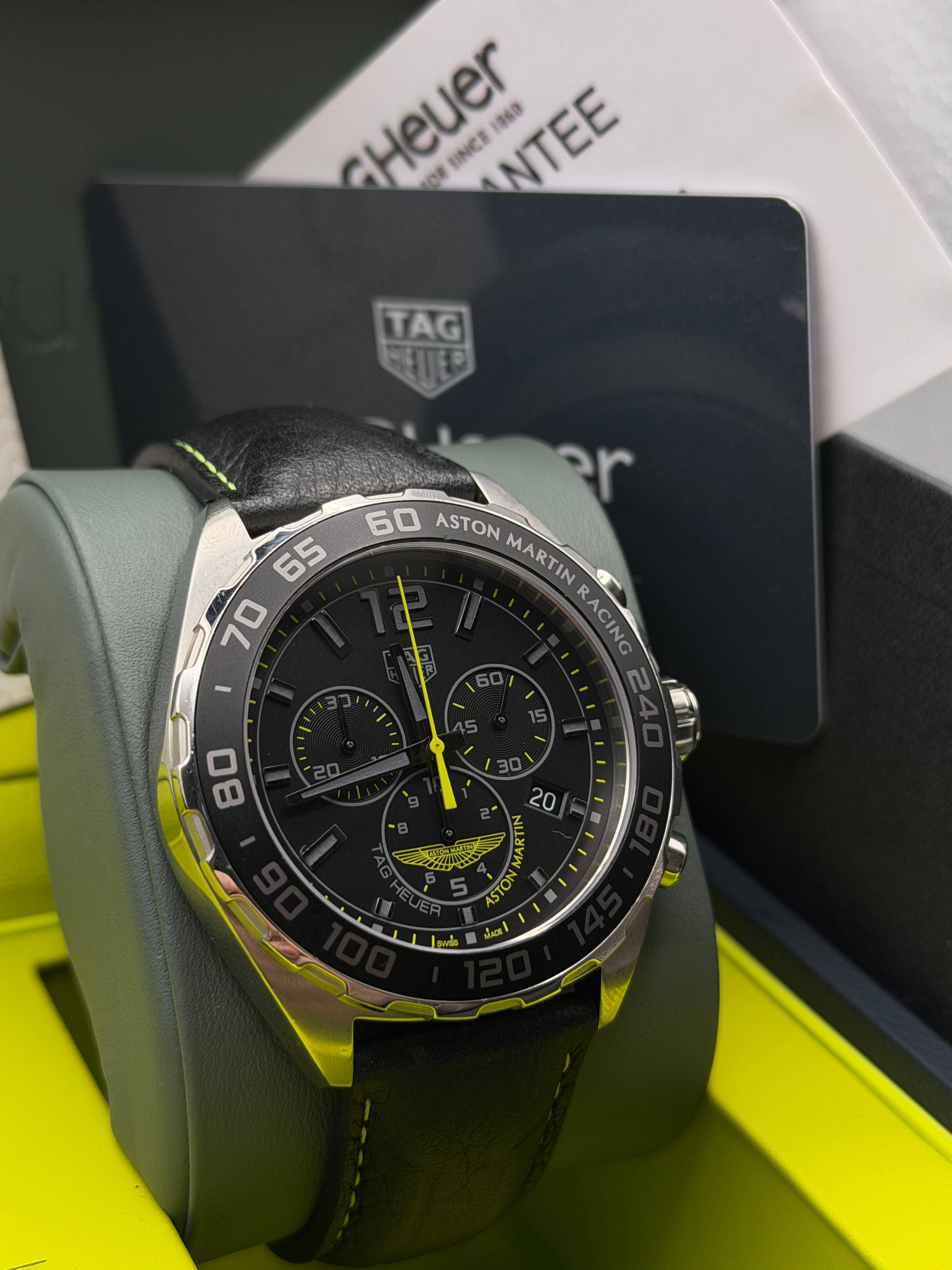 2020 Tag Heuer F1 Chronograph Aston Martin limited edition