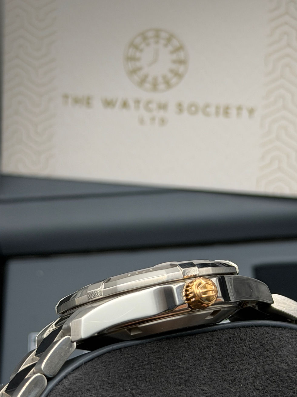 Thumbnail: Tag Heuer ladies Aquaracer with 18k rose gold 