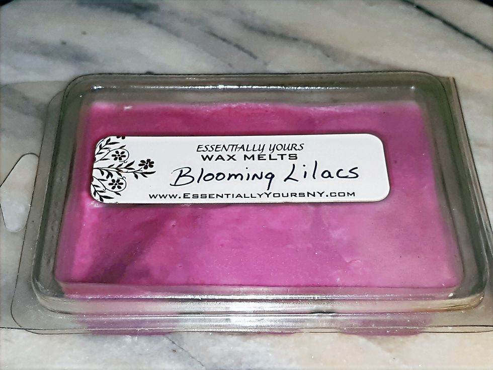 Thumbnail: Pink colored Soy Blend Essential Oil infused wax melts.