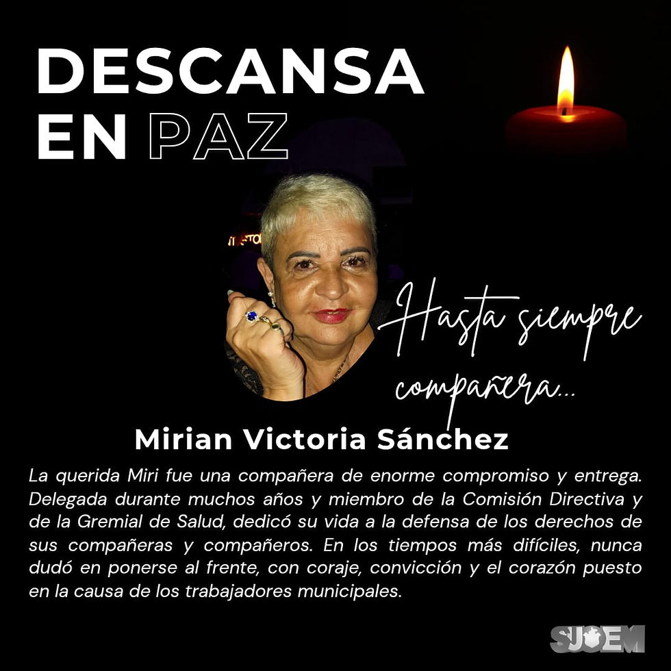 🎗️ Miriam Victoria Sánchez - QEPD