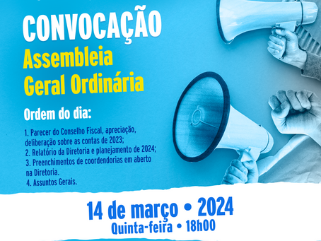 EngD convoca Assembleia Geral Ordinária; inscreva-se!