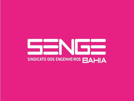 Conselheiro da EngD homenageia Senge Bahia