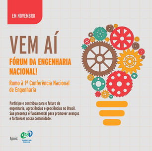 Convite à 1ª Reunião Preparatória para o Lançamento do Fórum da Engenharia Nacional - FEN
