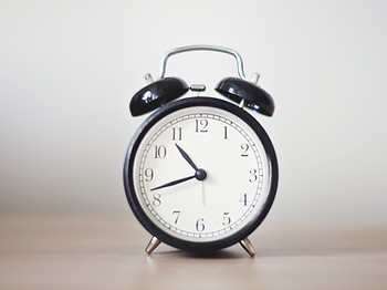 Clock telling time