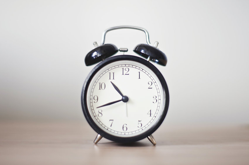 Altmodische Uhr