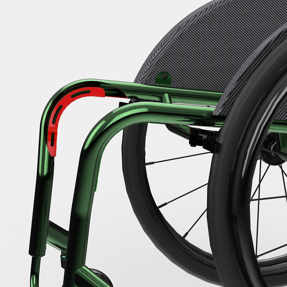 Thumbnail: Wolturnus Tukan Super Light Edition Open Frame Wheelchair