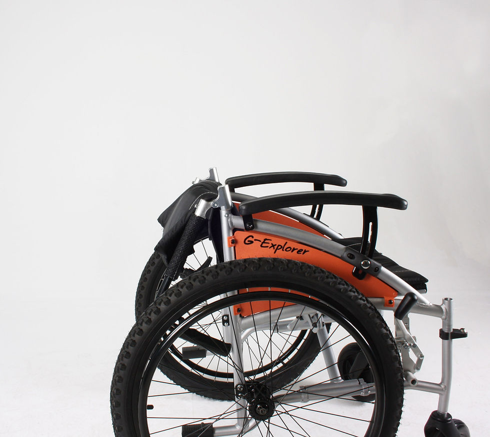 Thumbnail: Excel G-Explorer  Folding Wheelchair