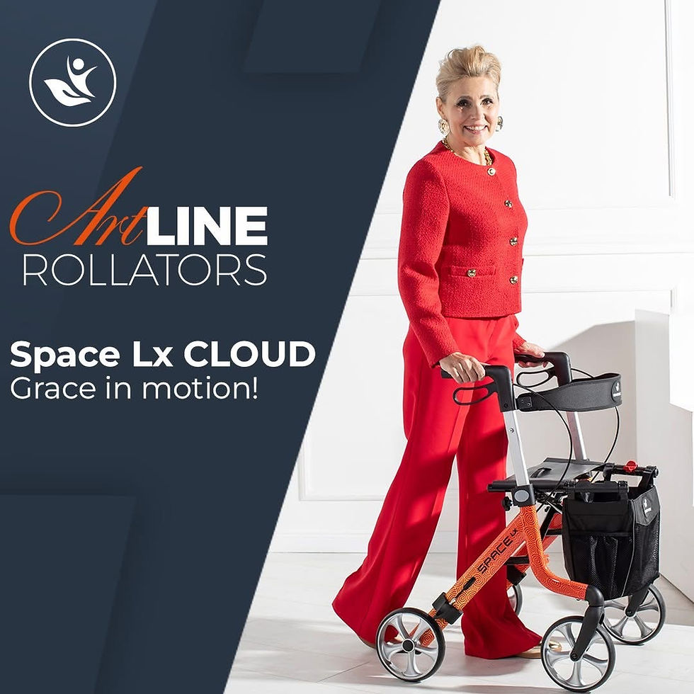 Thumbnail: Rehasense Art Line  Aluminum Rollators
