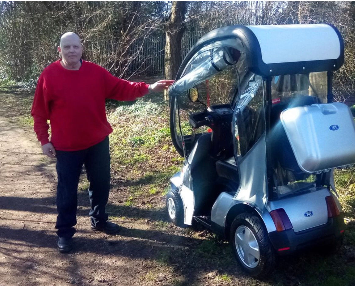 TGA Breeze S4 Mobility Scooter Solid Canopy with Sides