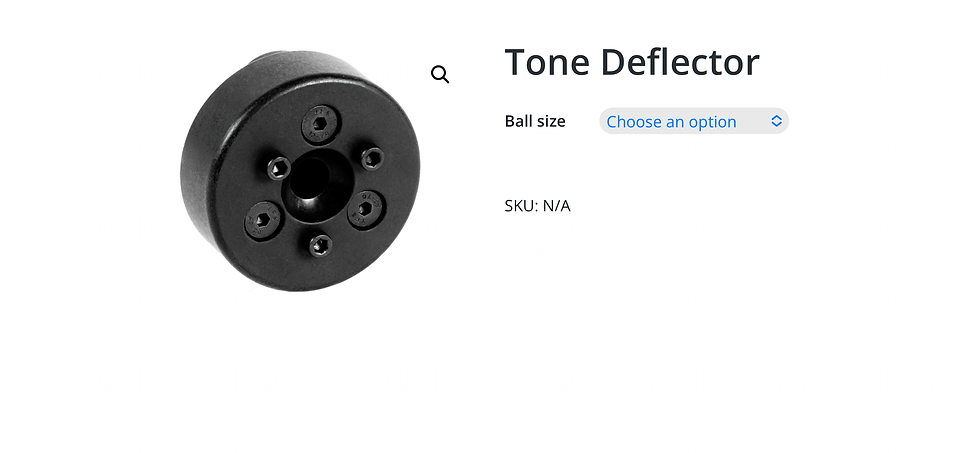 Thumbnail: Stealth Products Headrest Tone Deflector for 1″ or 17 mm Ball