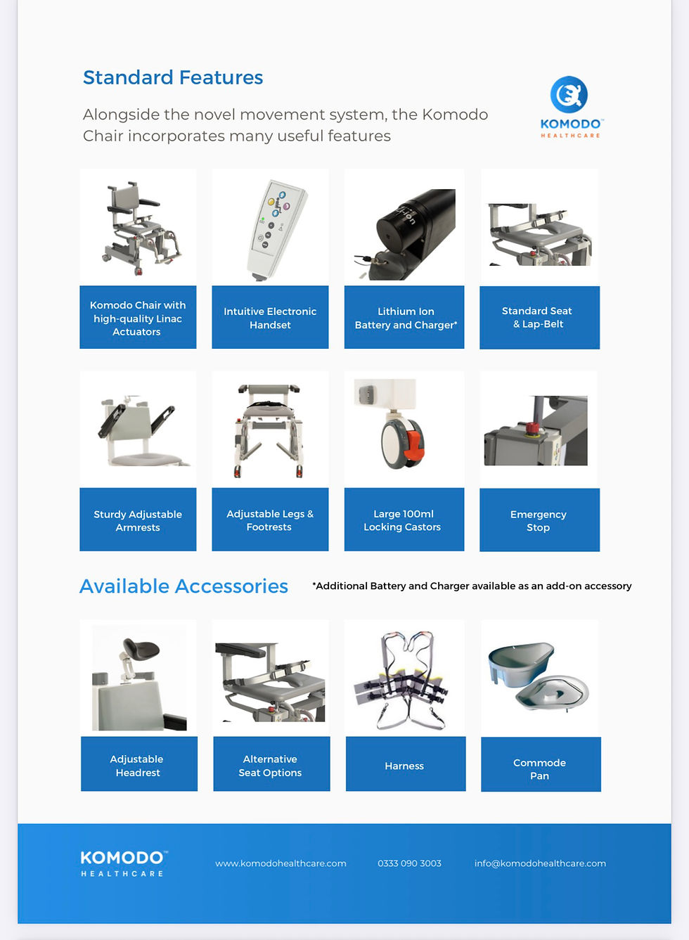Thumbnail: Komodo Electronic Multipurpose Hygiene Chair