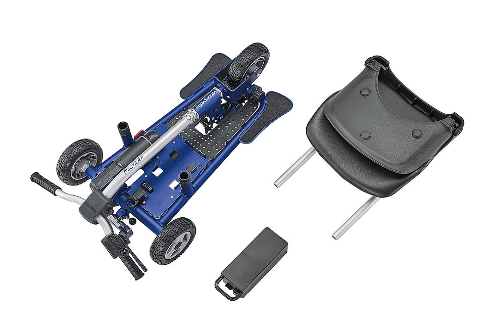 Thumbnail: Lithuim SUPASCOOTA MICROLITE Compact Mobility Scooter 