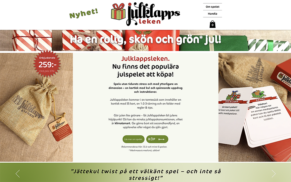www.julklappsleken.nu