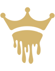 Rosin King of Jersey logo with gold dripping crown icon, linking to homepage.