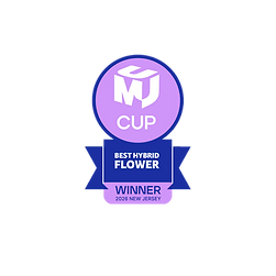 MJ Unpacked Cup Best Hybrid Flower Winner award, New Jersey 2026.
