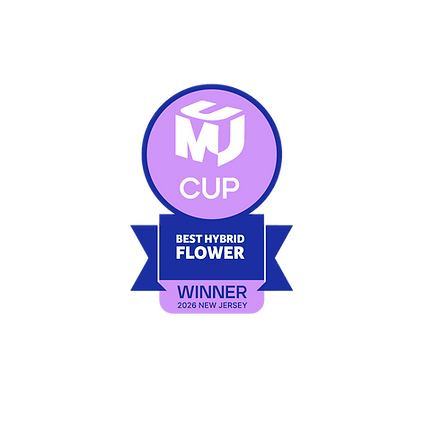 MJ Unpacked Cup Best Hybrid Flower Winner award, New Jersey 2026.