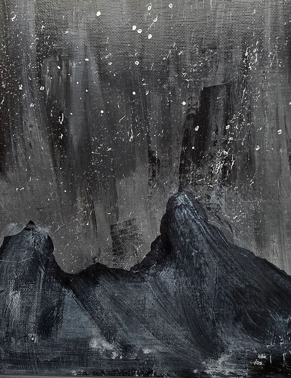 Mountain Blizzard in Maine