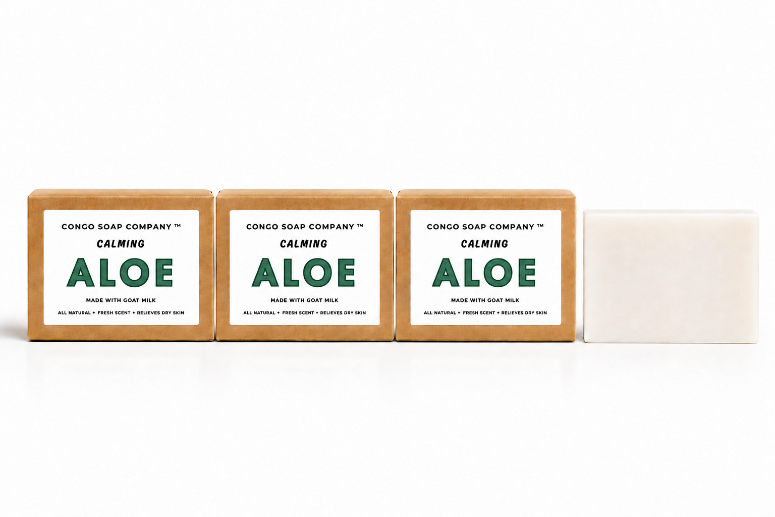 Aloe + Goat Milk (3 Bars)