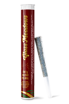 Glass Meadows Infused Pre-Rolls with THCA diamonds for enhanced potency and a longer-lasting experience.