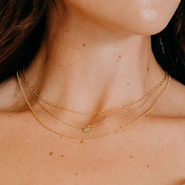 Permanent Jewelry on neck
