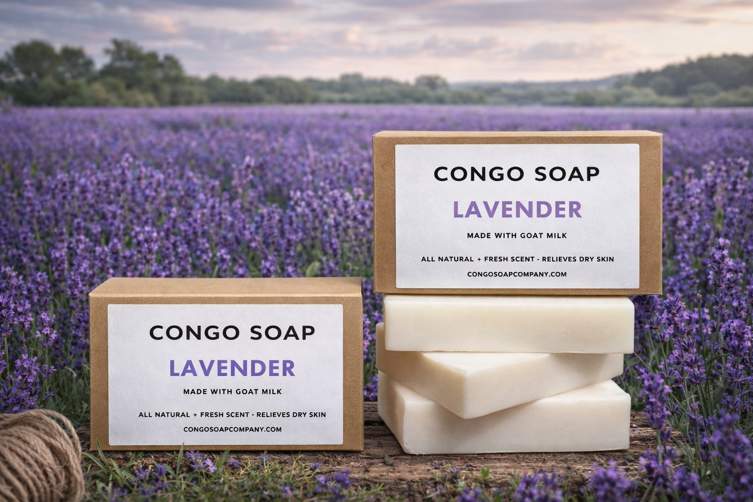 Lavender + Goat Milk (3 Bars)