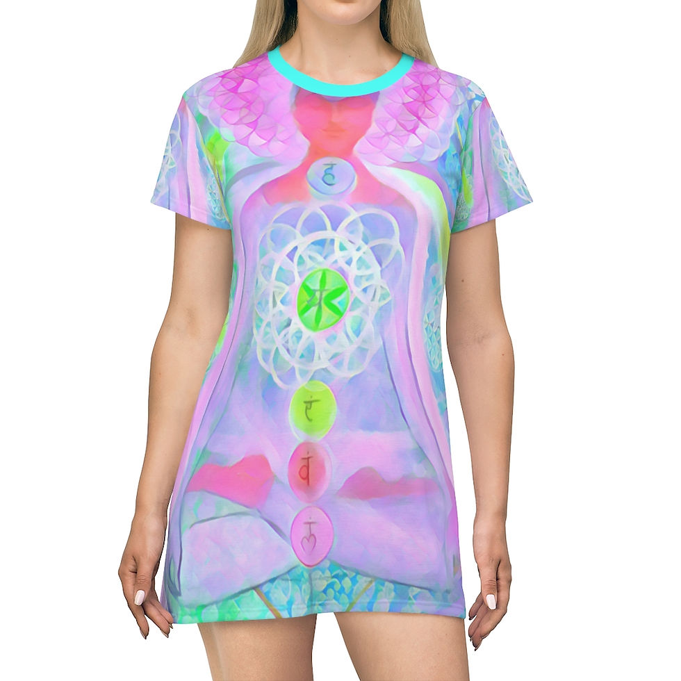 Thumbnail: All Over Print T-Shirt Dress