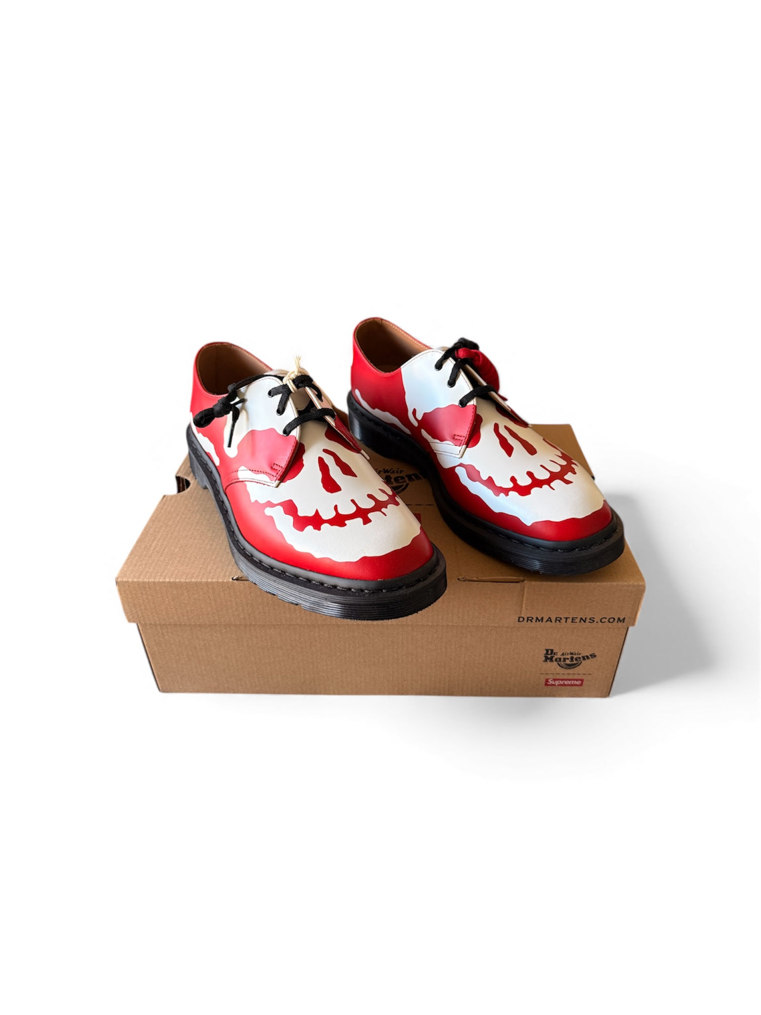 Supreme®/Dr. Martens® 1461 3-Eye Shoe Style: Red Size: 12