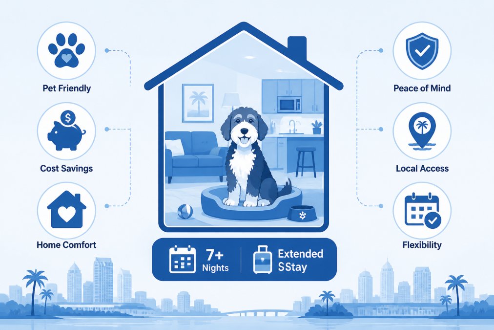Benefits of Pet-Friendly Extended Stay in Tampa