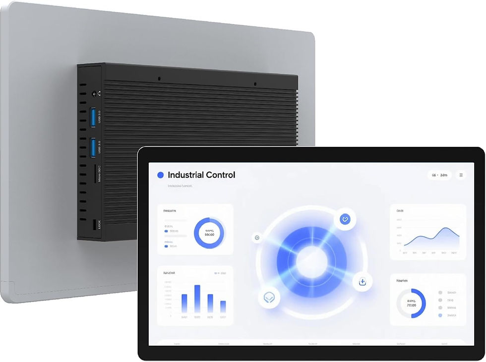 Thumbnail: Panel PC Táctil Industrial Panel Industrial Empotrado 13,3", Fanless Mini PC P