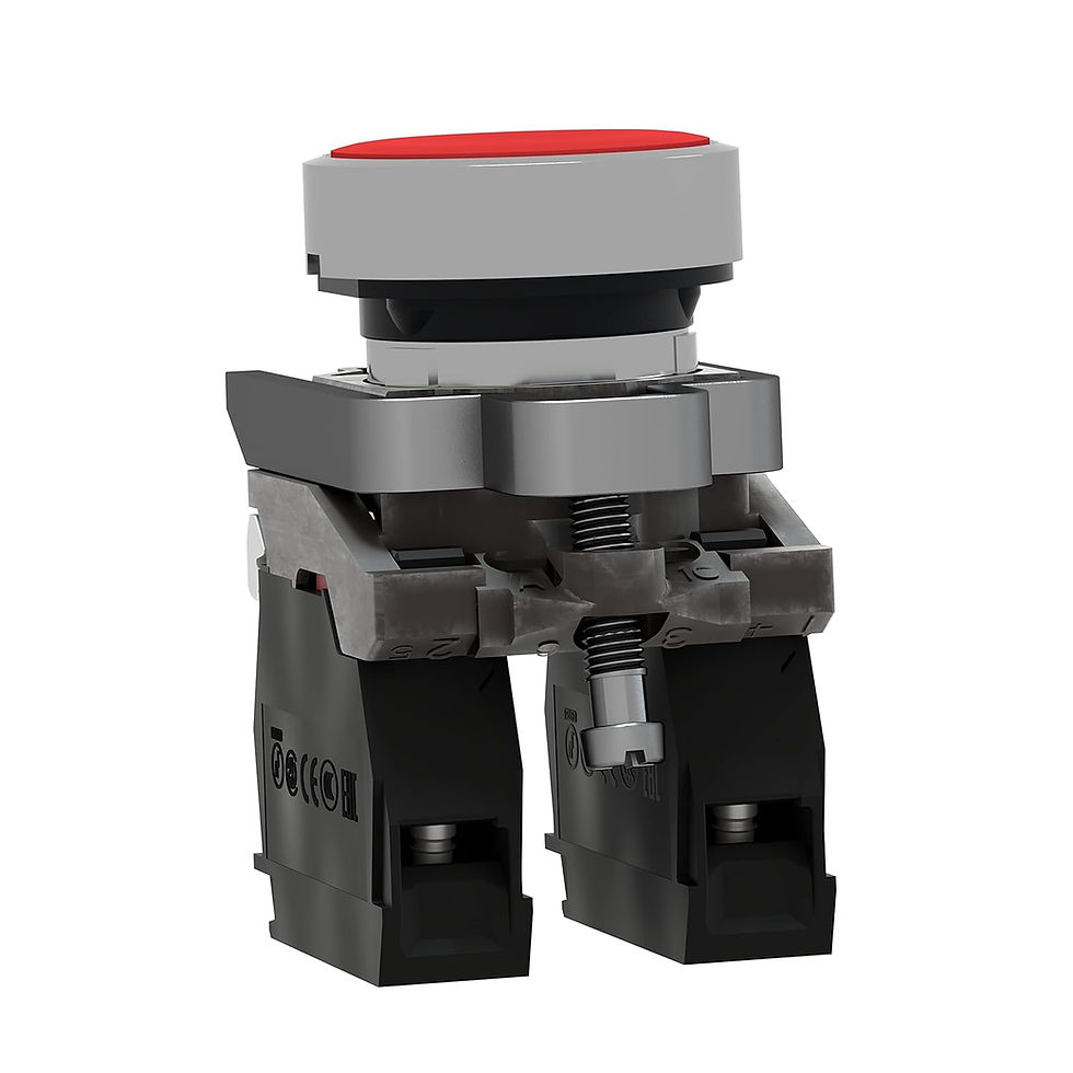 Miniatura: Botão de pressão, metal, grade, vermelho, 22