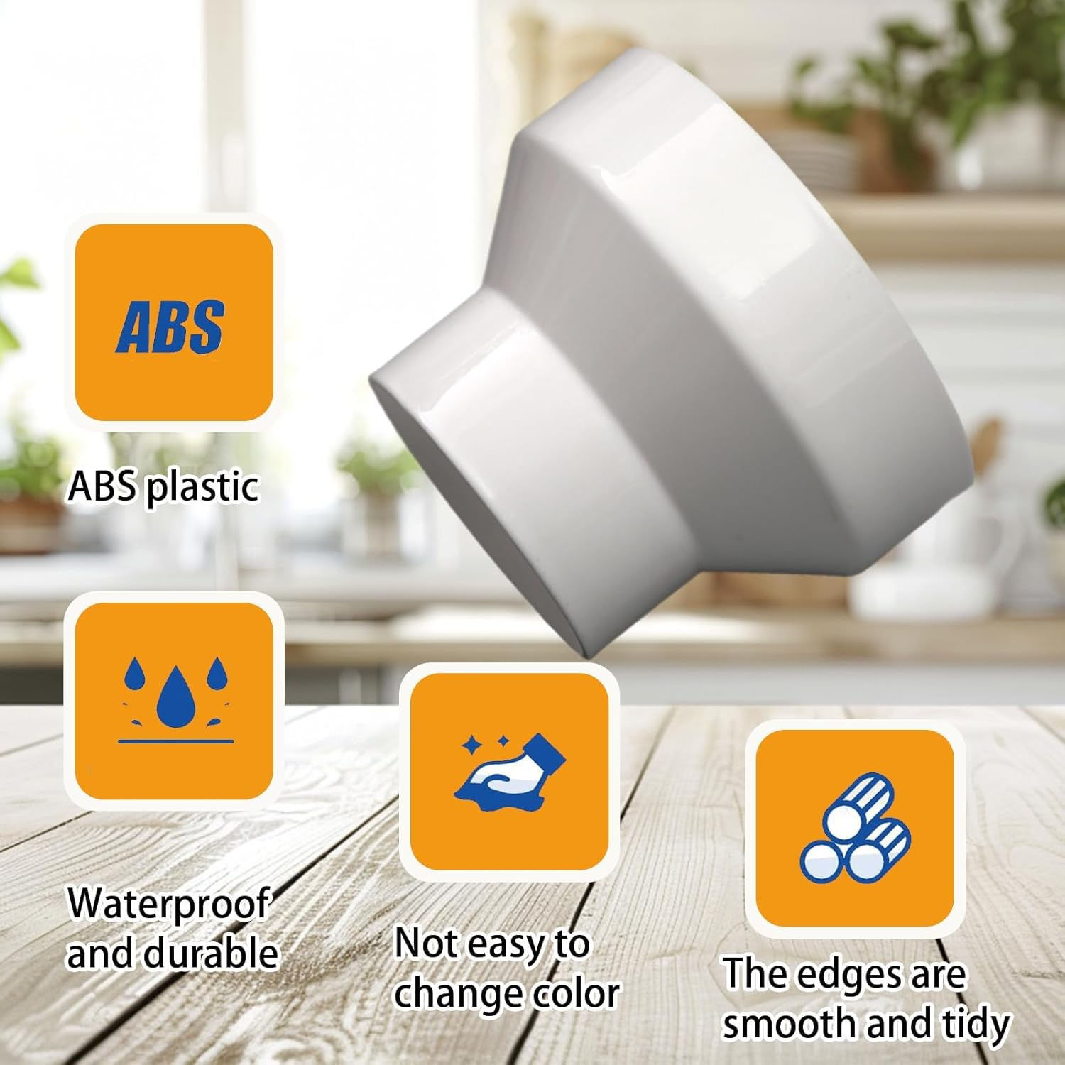 2 Piezas Adaptador de Manguera de Salida de Aire de 100 mm a 75 mm, Reductor Tu