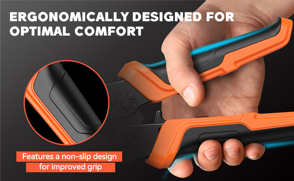 Thumbnail: Crimpador para conectores isolados,Preciva Alicates Electricista de Presión pa