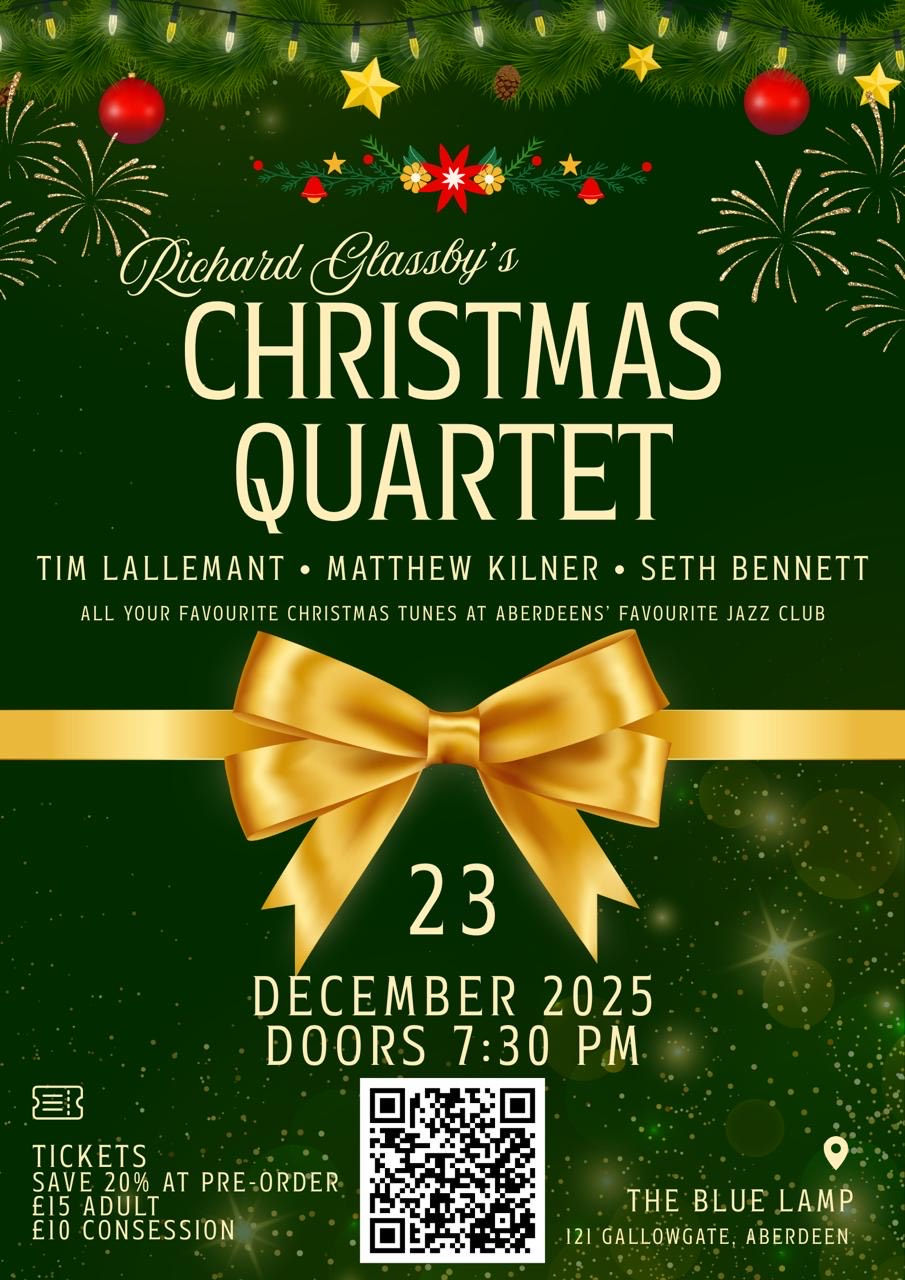 Richard Glassby's Christmas Quartet (SOLD OUT)