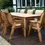 Thumbnail: Redwood Rectangular Eight Seat Dining Set (All Chairs)