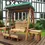 Thumbnail: Redwood Two Seat Swing (Green, Burgundy or Grey)