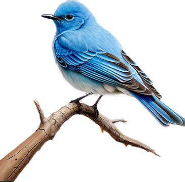 —Pngtree—mountain bluebird s serene char