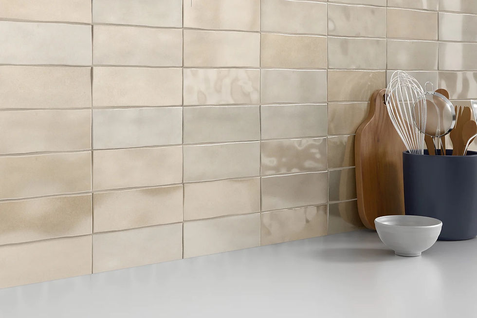 Thumbnail: Distinct Collection: Passion 3 x 8 Tile Backsplash
