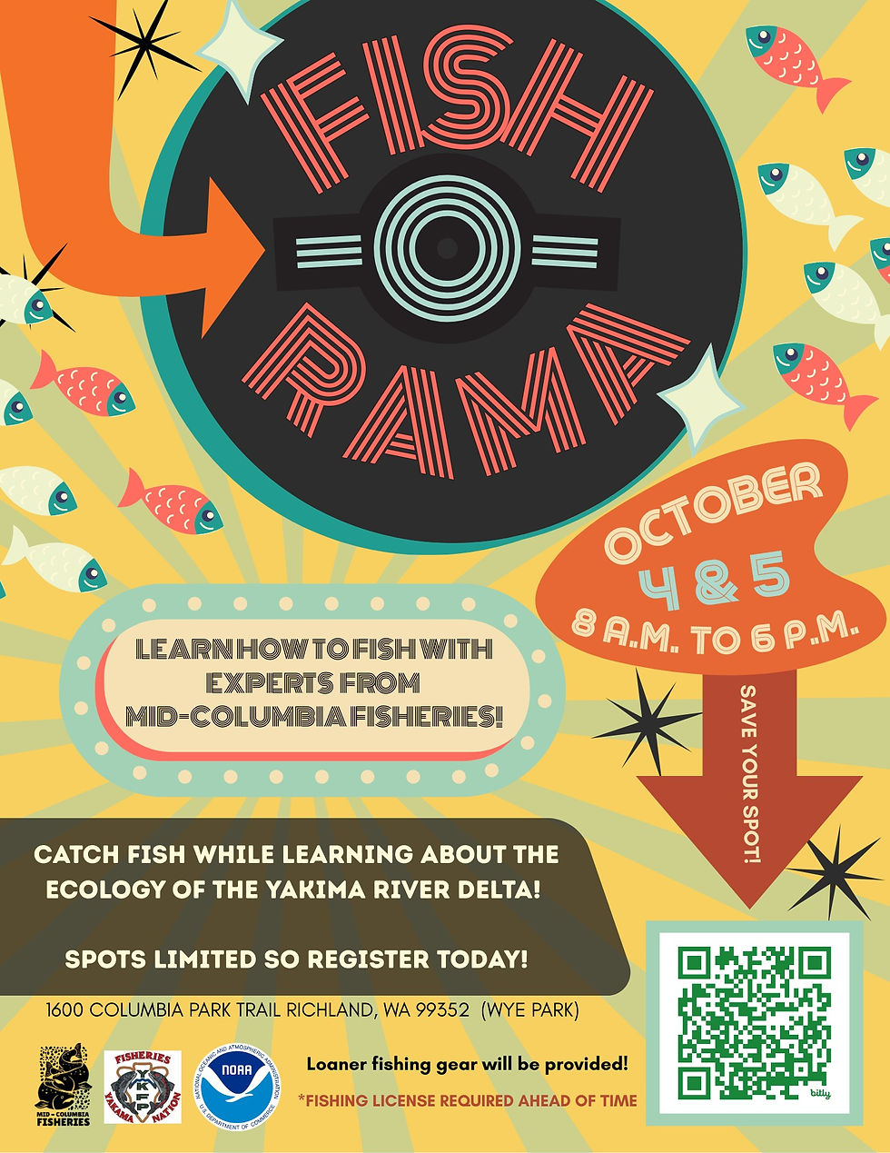 Fish-O-Rama Event October 4-5th at Wye Park