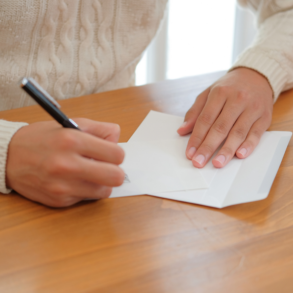 Write an encouraging letter to yourself to prioritize summer wellness.
