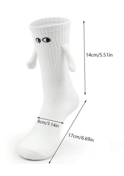 Thumbnail: Magnetic Couple - Foot Grabbing Socks