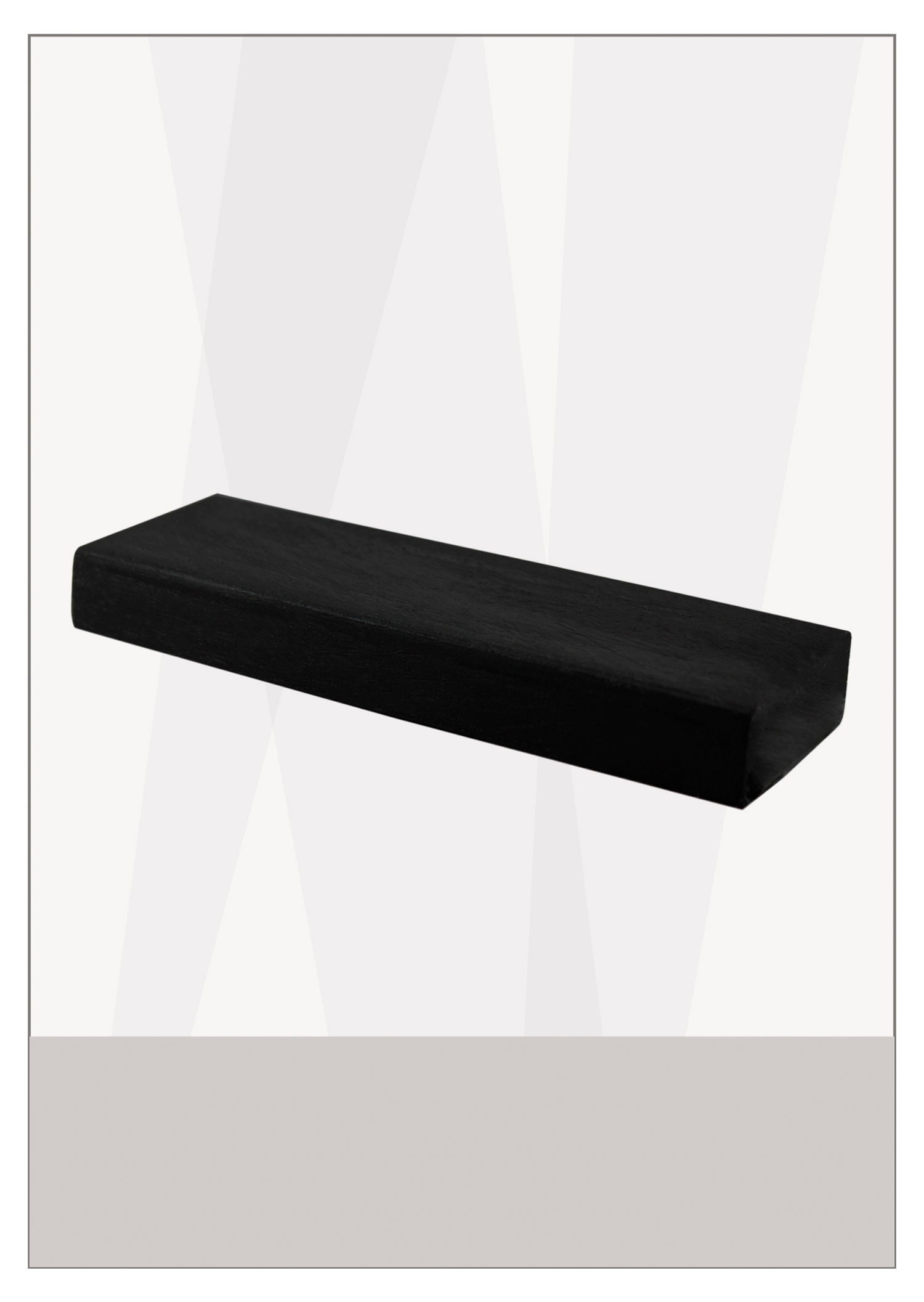 Solera poliéster fibra de vidrio color negro