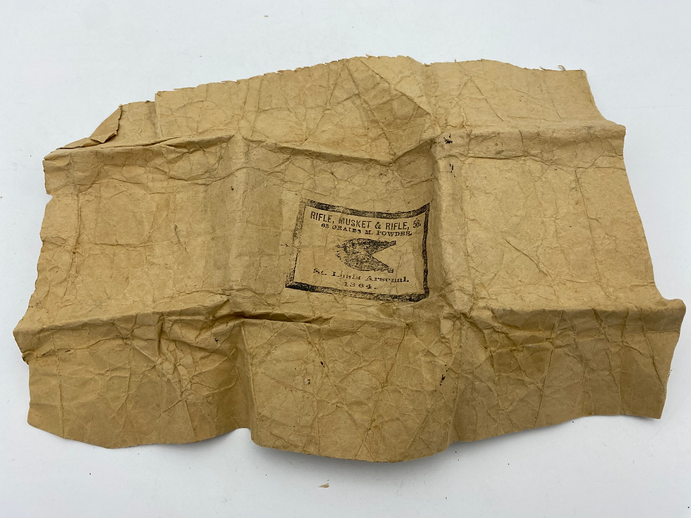 Thumbnail: .58 Paper Cartridges St. Louis Arsenal 1864