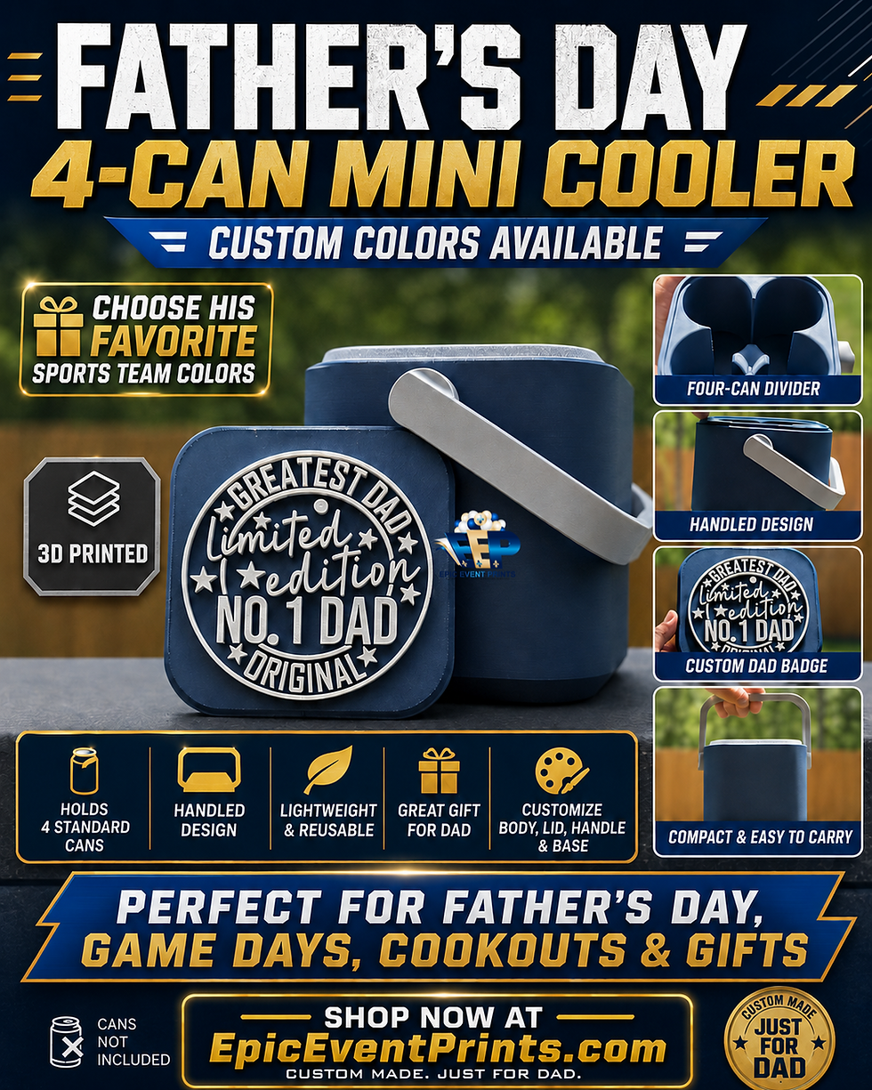 Thumbnail: Father’s Day 3D Printed 4-Can Mini Cooler